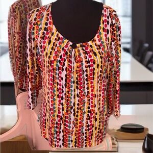 600 West top very colorful so large